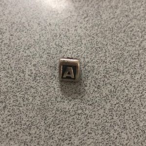 Letter A pandora original charm bracelet